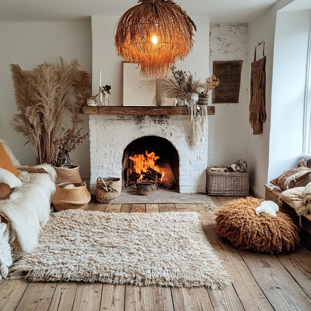 By the Fireplace