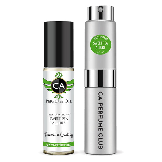 201- Sweet Pea Allure Duo Set Fragrance Oil and Perfume Spray Bundle