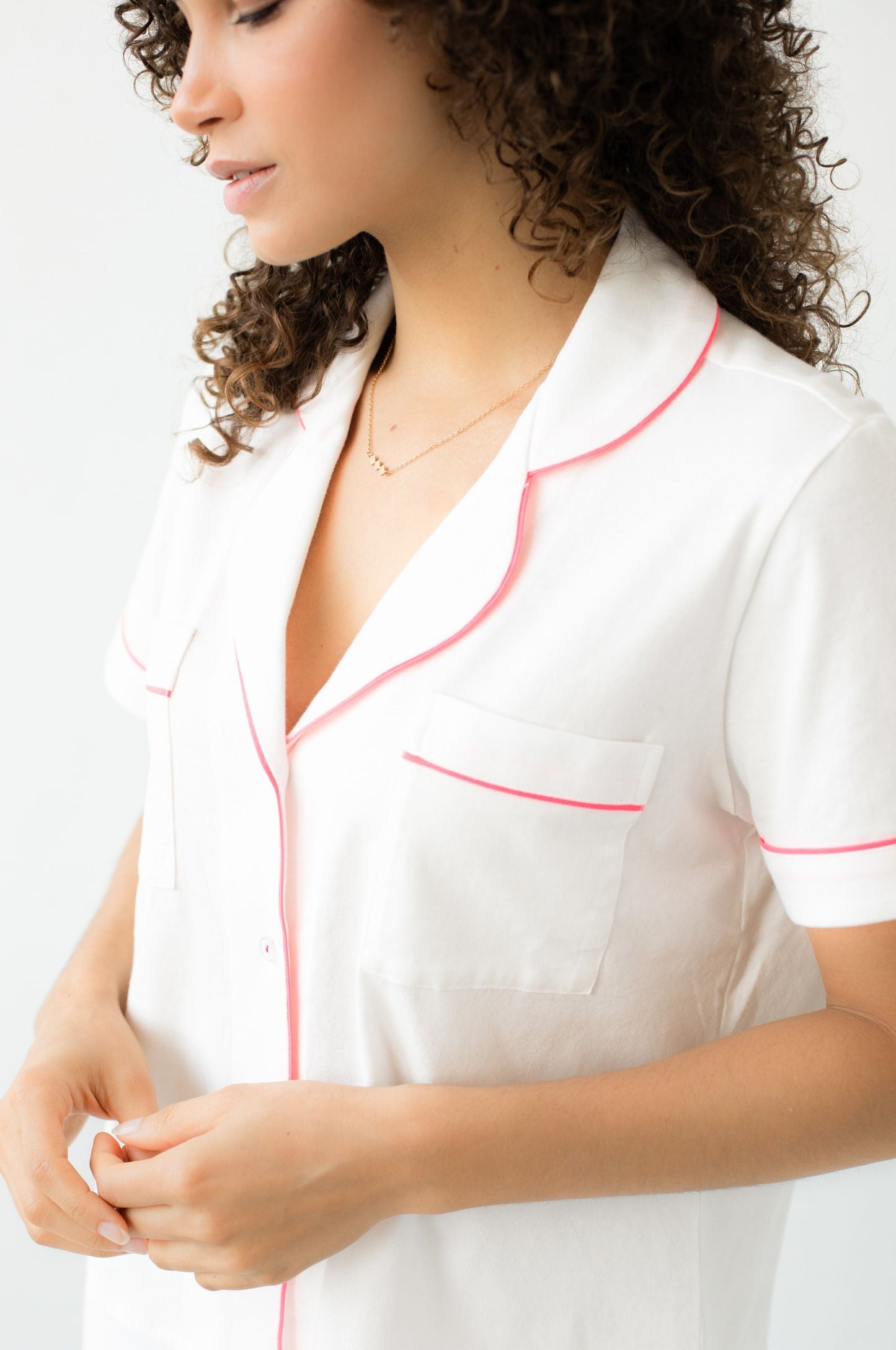 Classic Luxury Capri Pajamas in  Brushed Pima Cotton