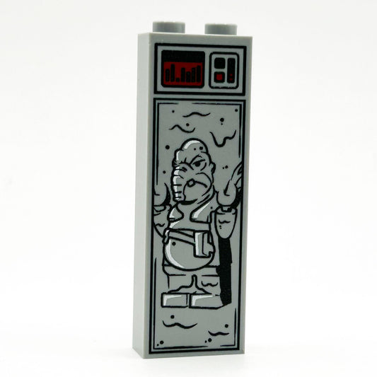 Blue Trader in Carbonite (1x2x5 Brick)