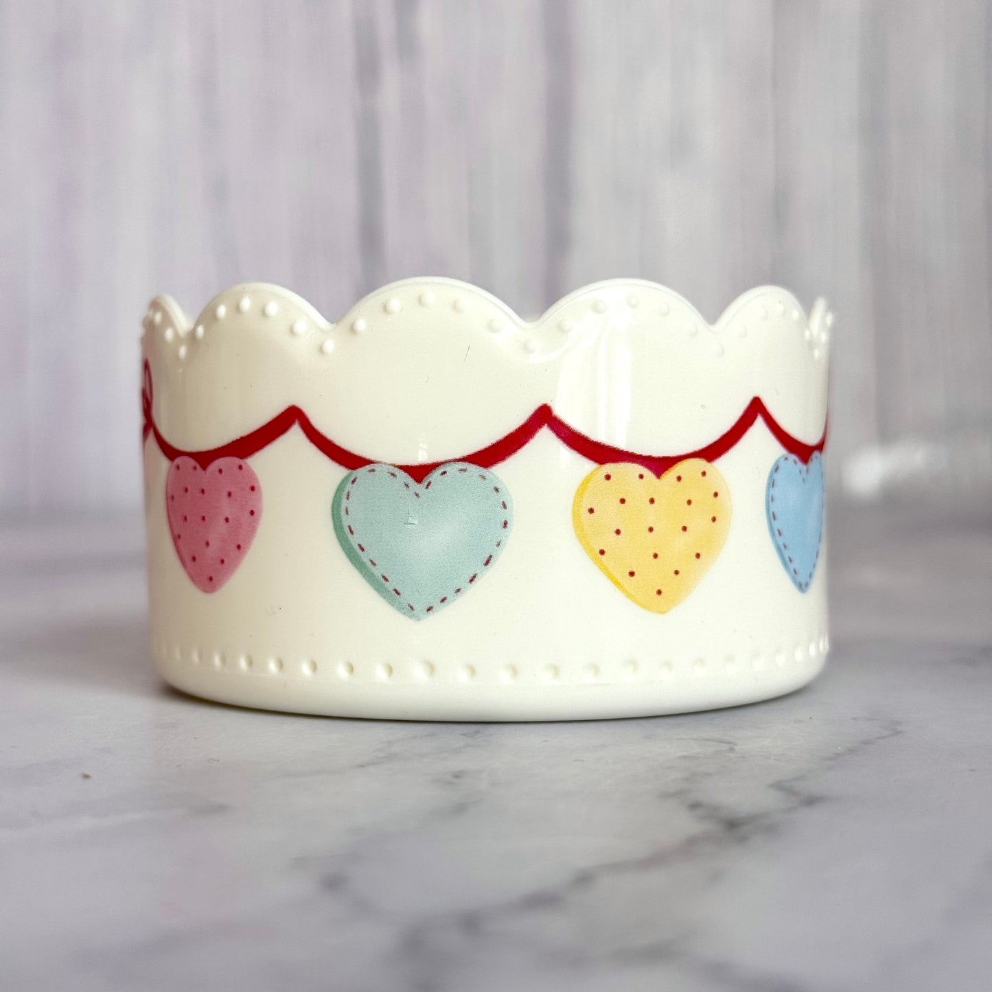 Heart Bunting Scallop Tumbler Boot
