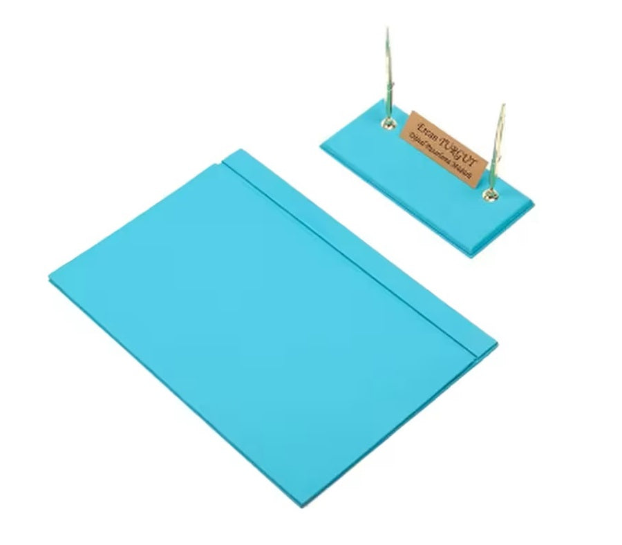MOOG Leather Desk Set - Red- 2 PCS