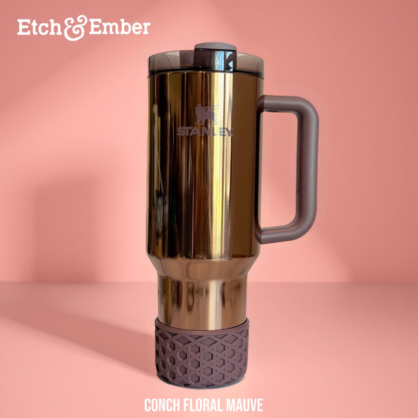Conch Floral Mauve WAFFLE Tumbler Boot