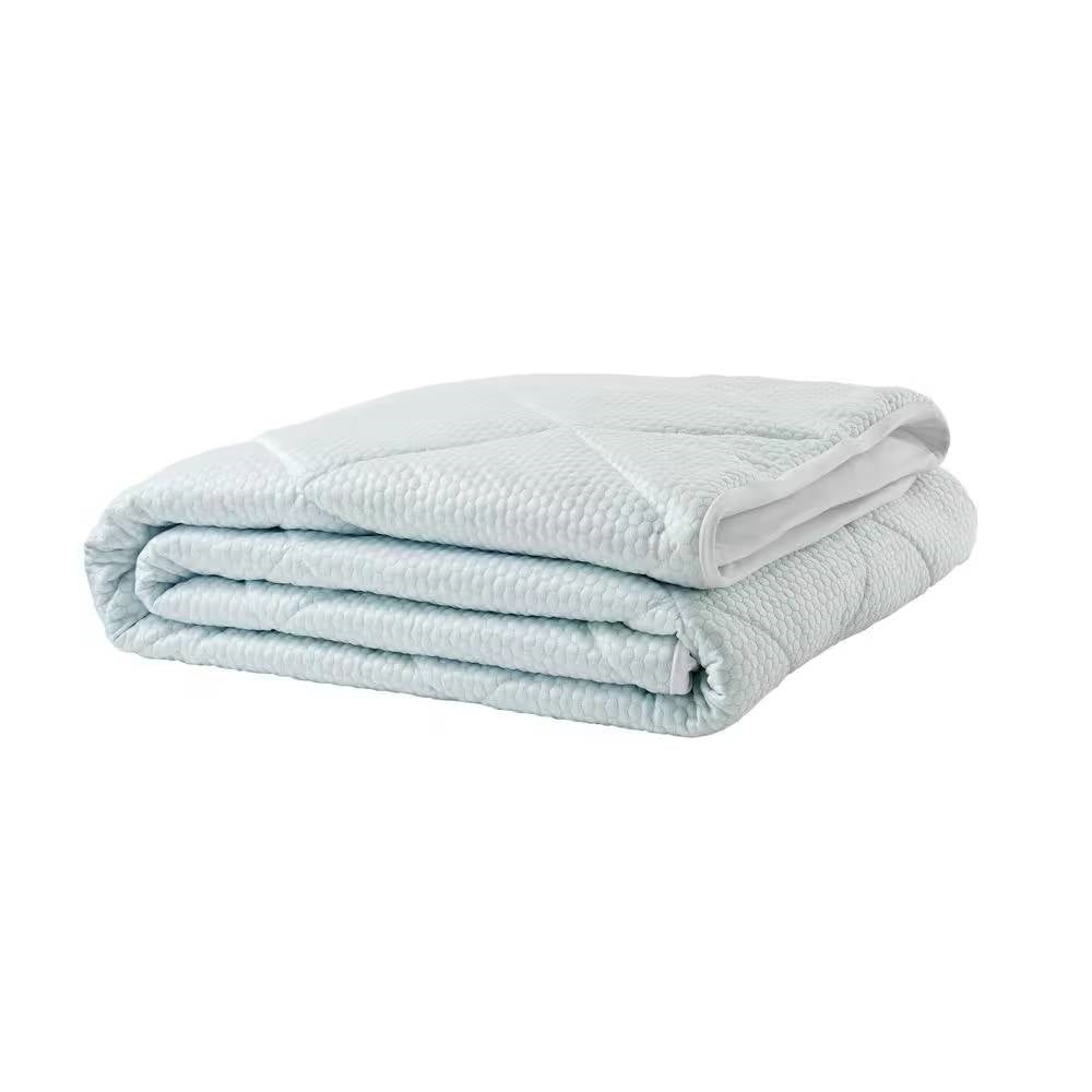 Full size Washable Quilted Mattress Pad with Elastic Fitted Skirt