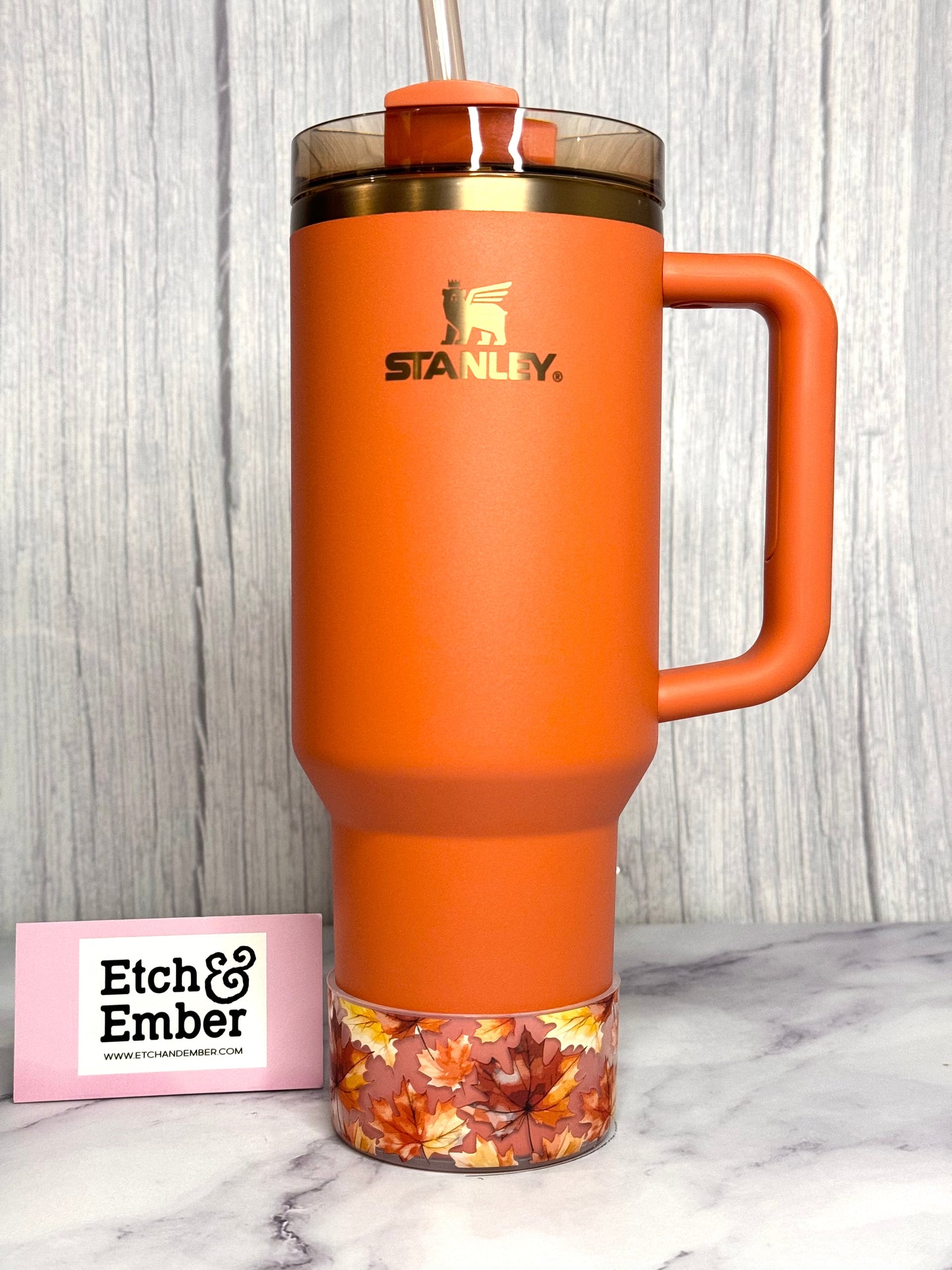 CLEAR FALL LEAVES Tumbler Boot