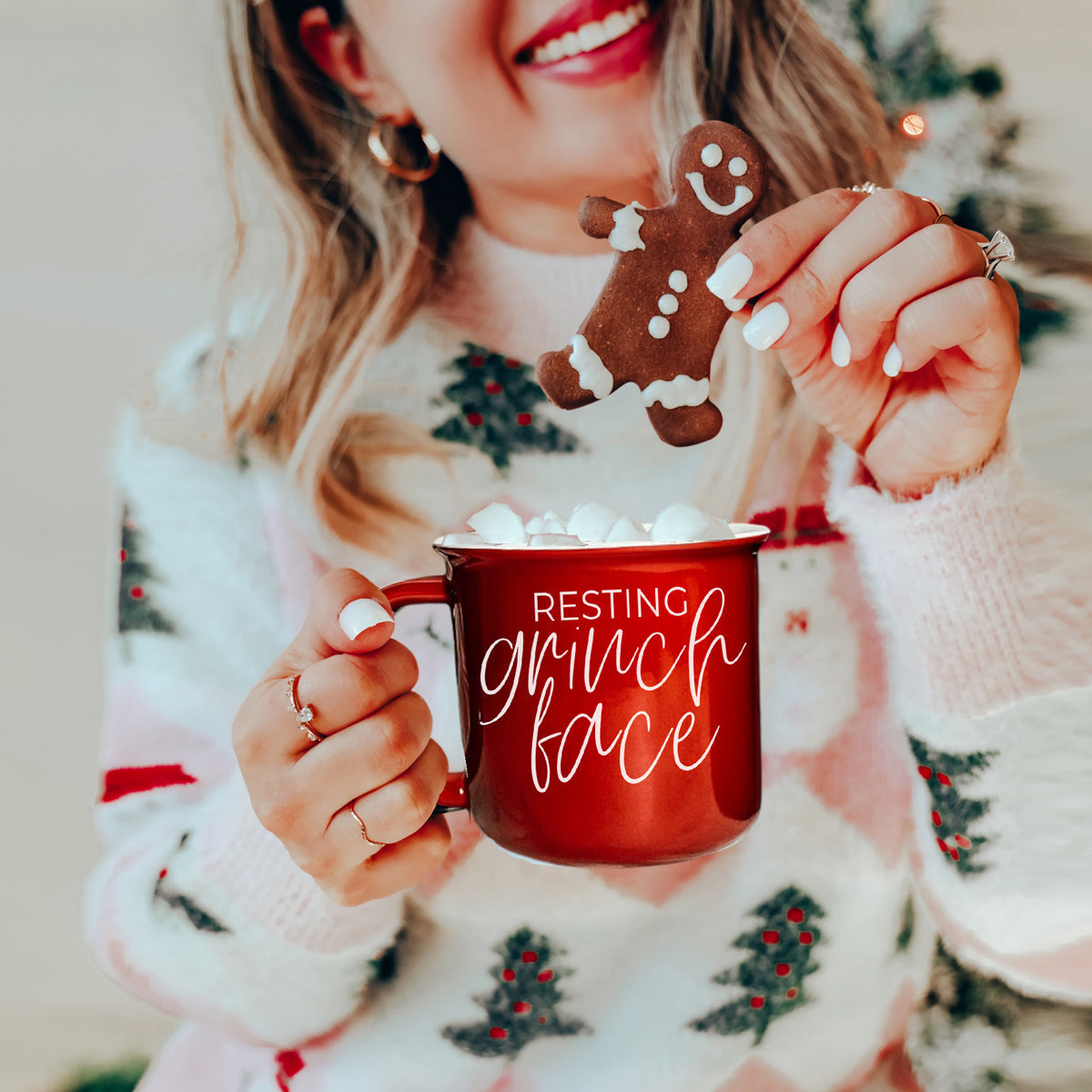 Grinch Face Mug
