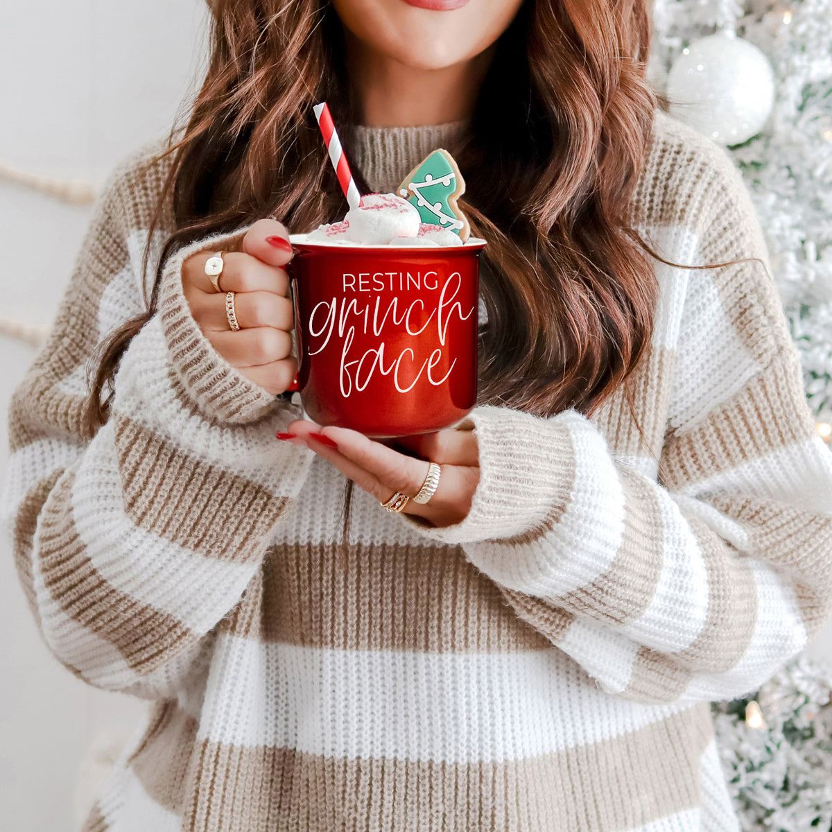 Grinch Face Mug