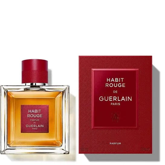 Habit Rouge By Guerlain For Men 3.3oz Parfum Spray