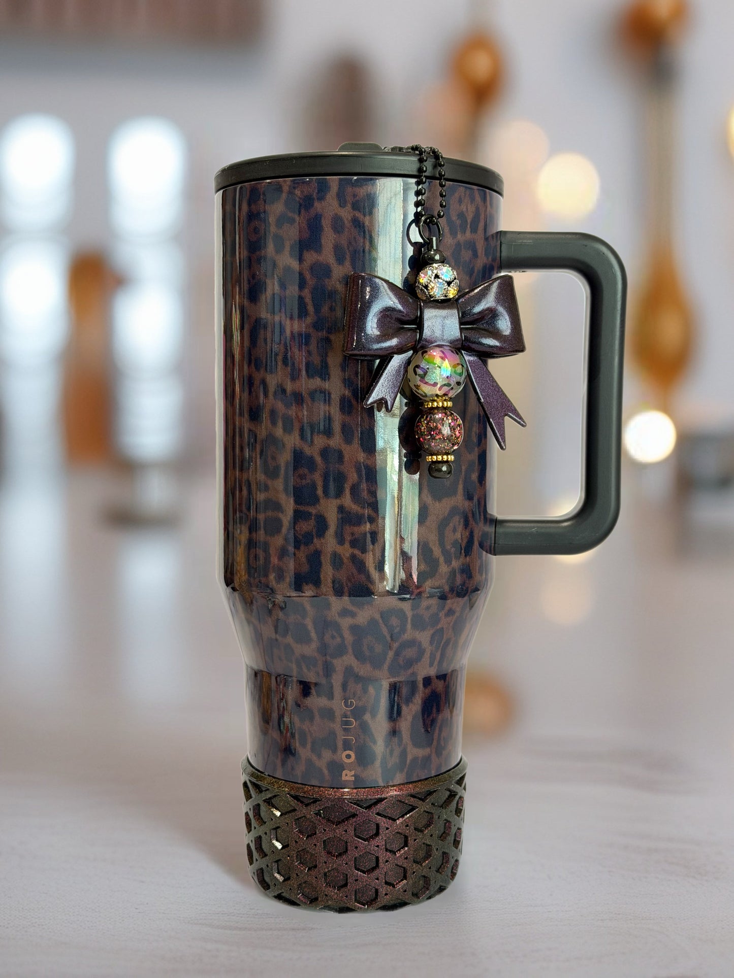 Fairy Glitz 3D Bow Charm - Tumbler Handle Charm