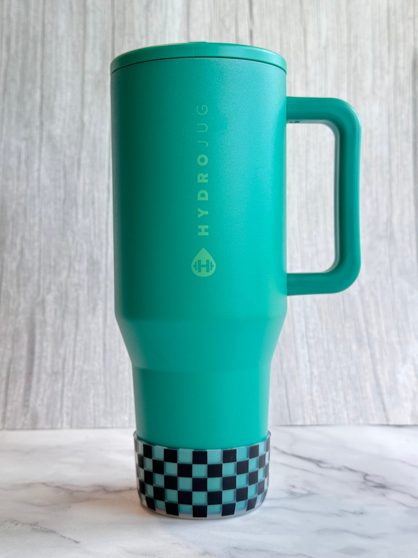 Clear Checkers Tumbler Boot -fits 20-40oz