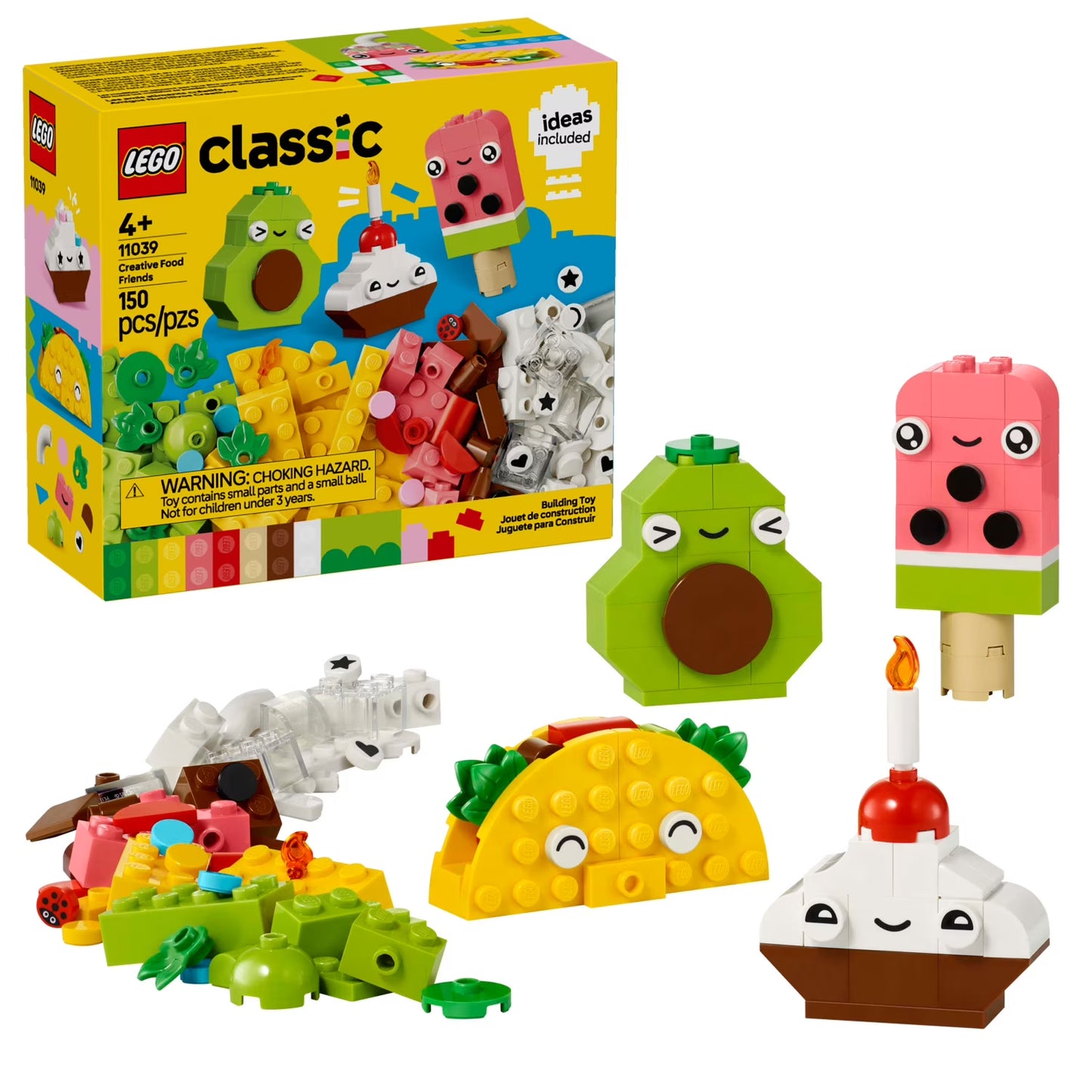 LEGO Classic Creative Food Friends Building Toy Set