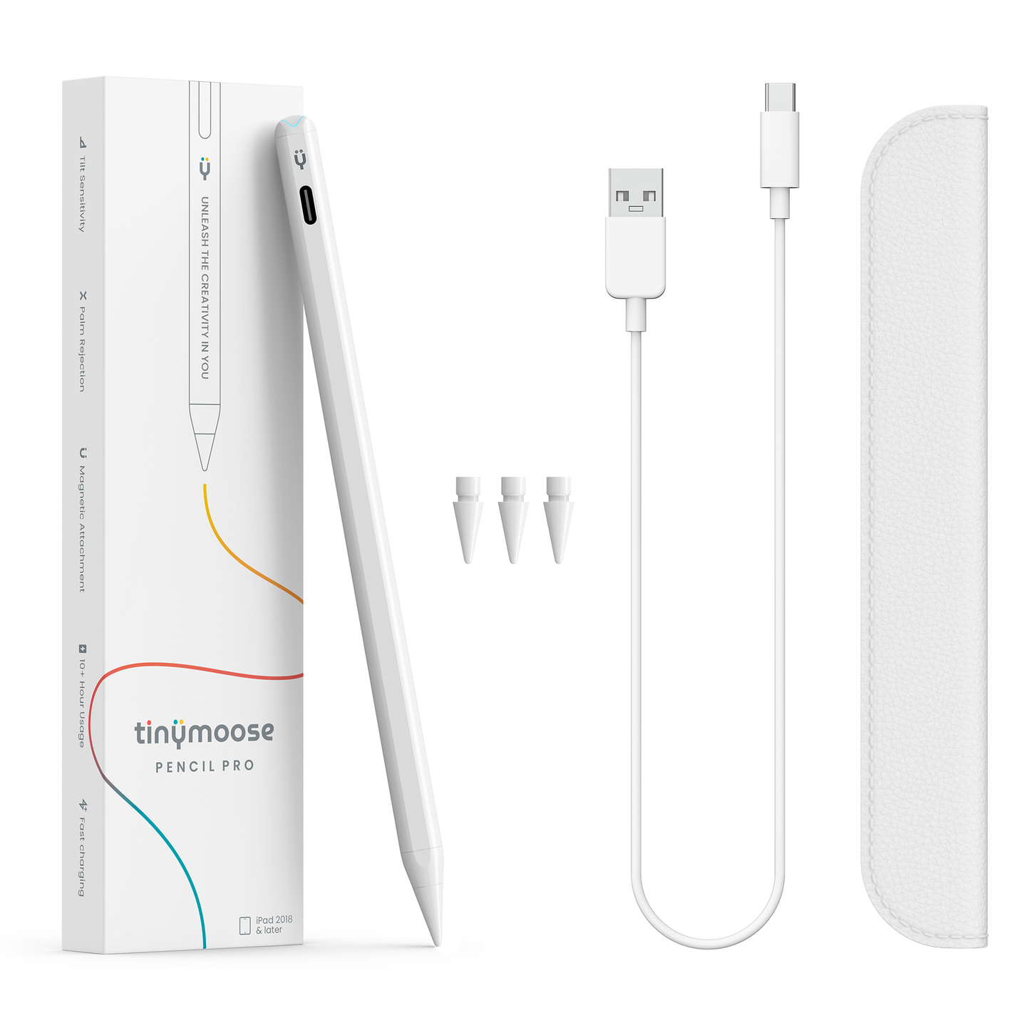 Pencil Pro  - With USB-C Charging | Pearl White