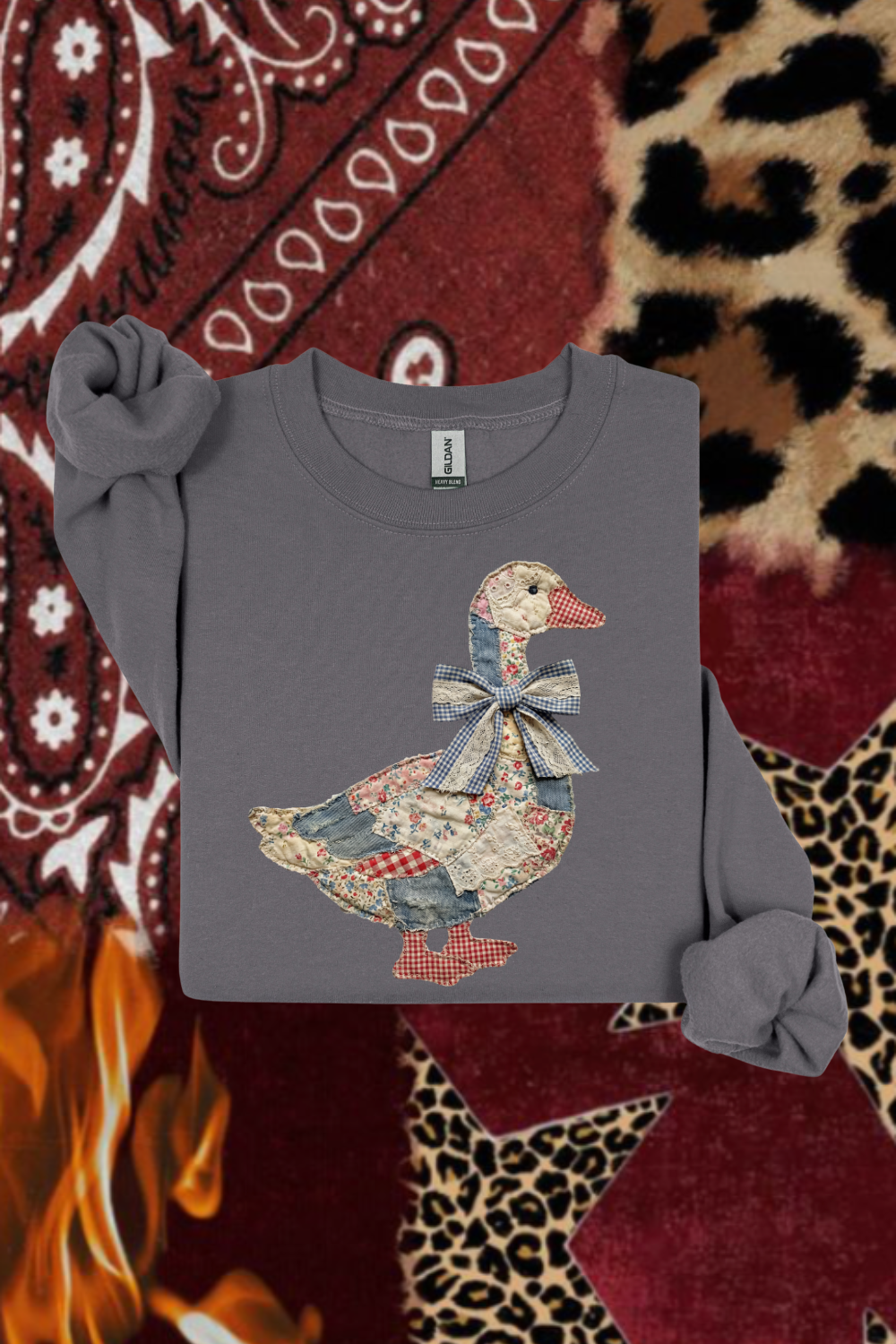 Patchwork Duck Sweatshirt