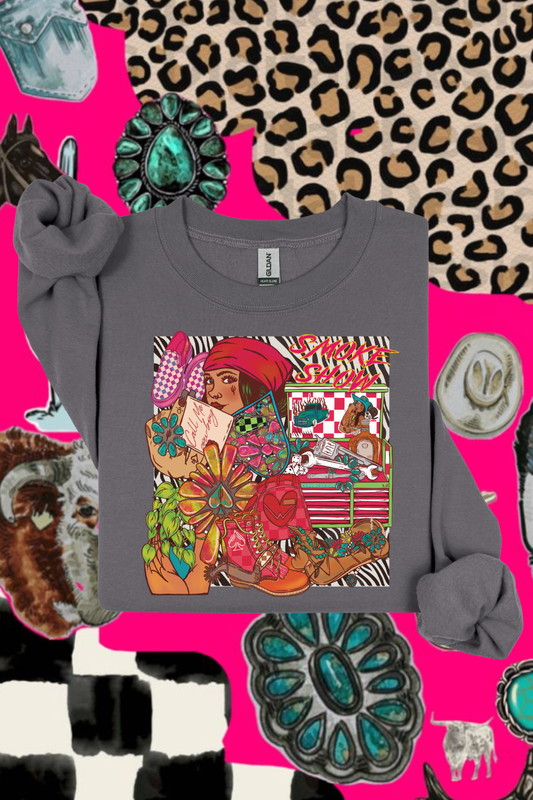 Smokeshow Patchwork Sweatshirt