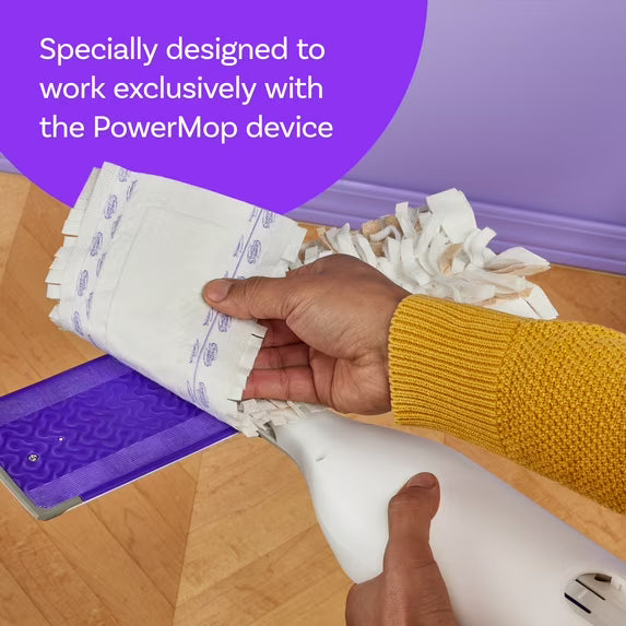 Swiffer PowerMop Wood Mopping Pad Refills, 5 Count