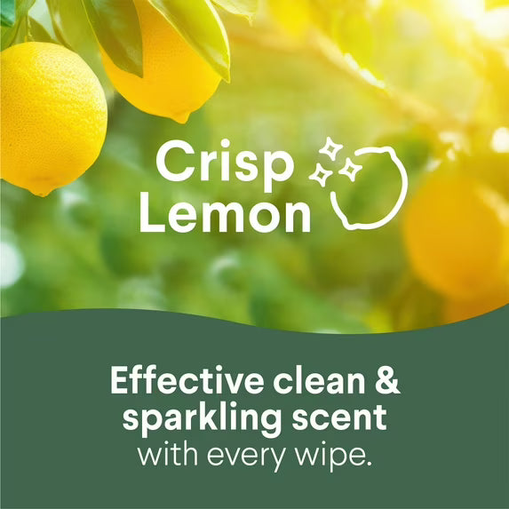 Clorox Bleach-Free Disinfecting and Cleaning Wipes, Crisp Lemon, 75 Count