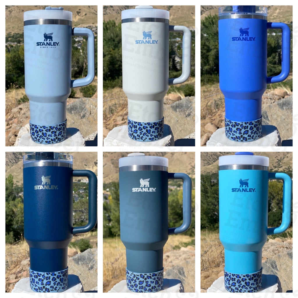 BLUE LEOPARD Tumbler Boot