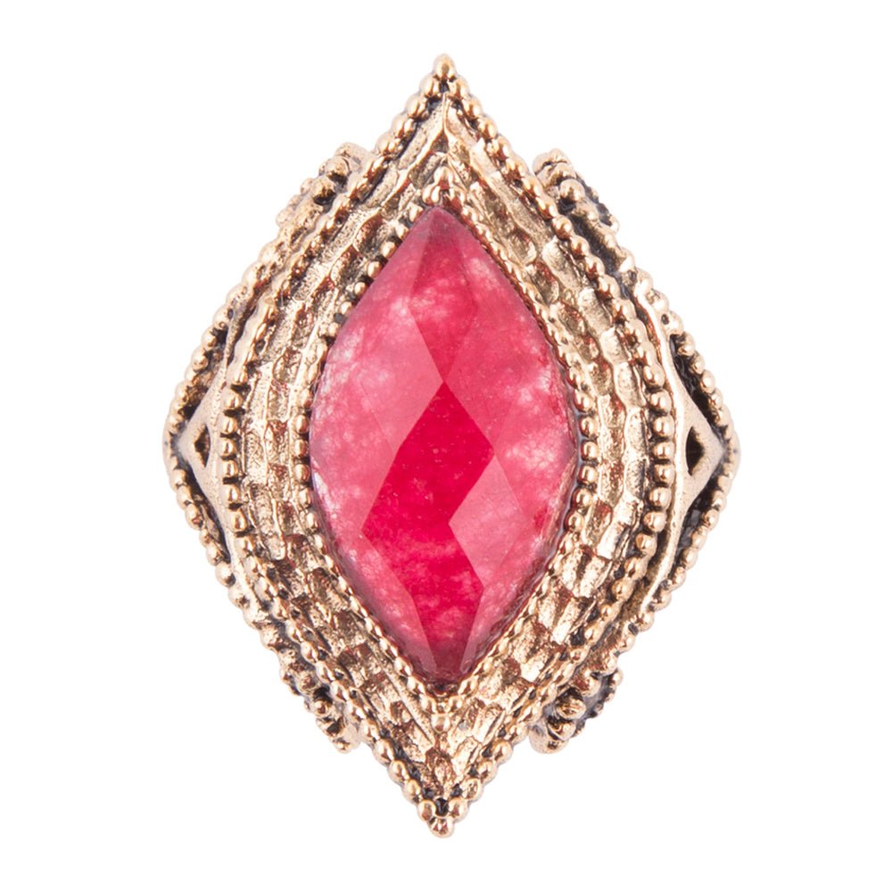 Cleopatra Bordeaux Quartz Ring