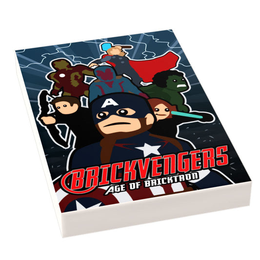 Brickvengers: Age of Bricktron (2x3 Tile)