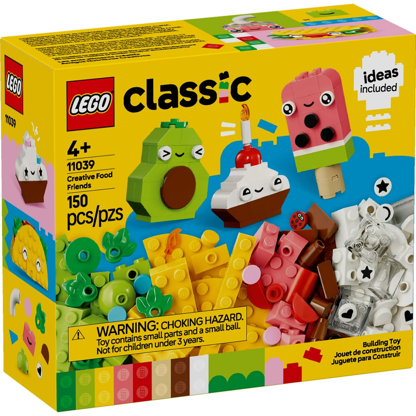 LEGO Classic Creative Food Friends Building Toy Set
