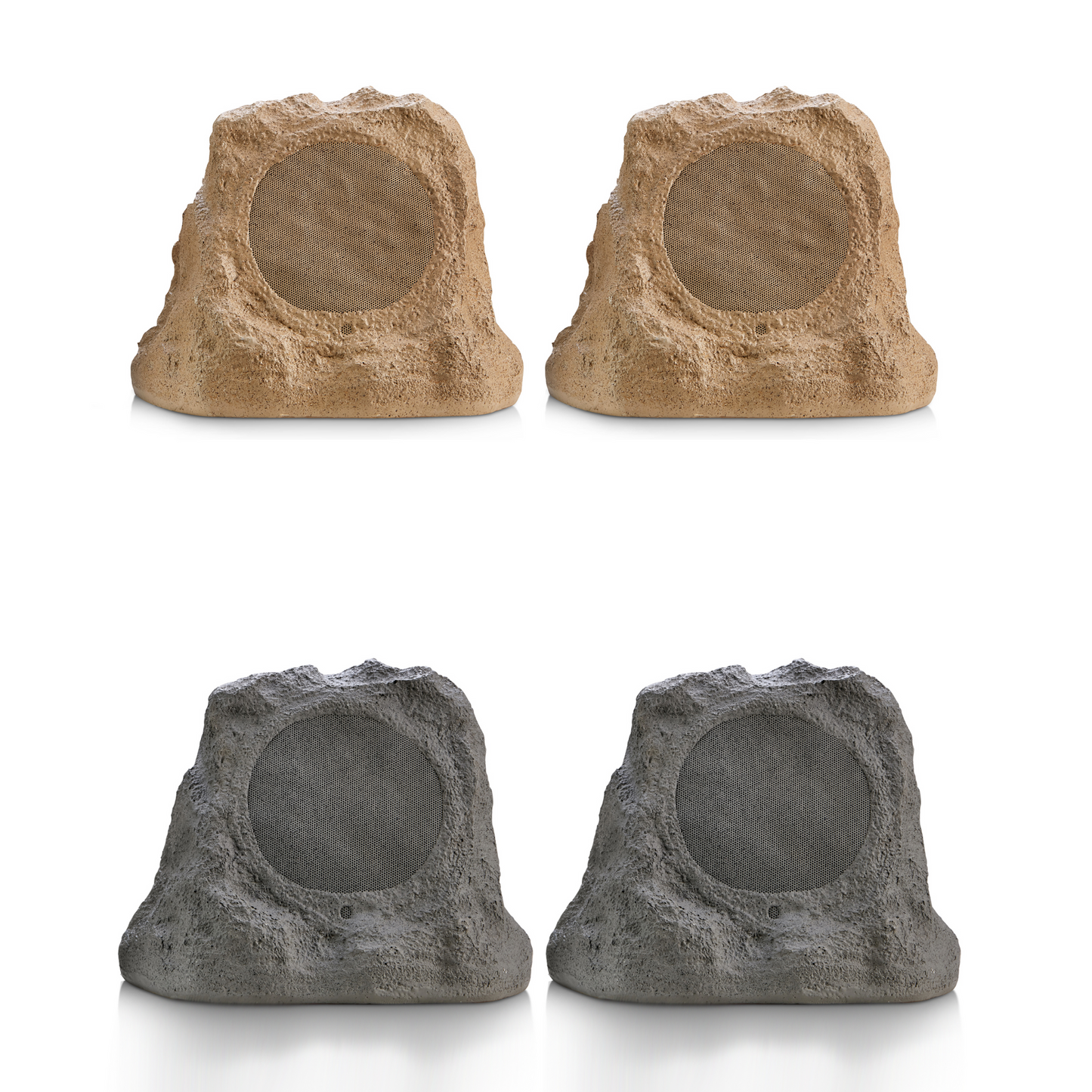 SoundPro Dual Bluetooth Outdoor Weatherproof Rock Landscape Speakers