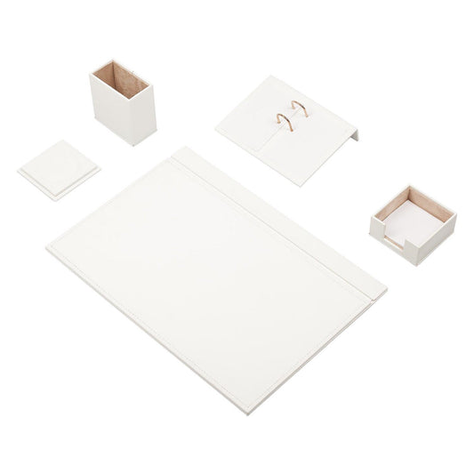 MOOG Leather Desk Set -  5 PCS