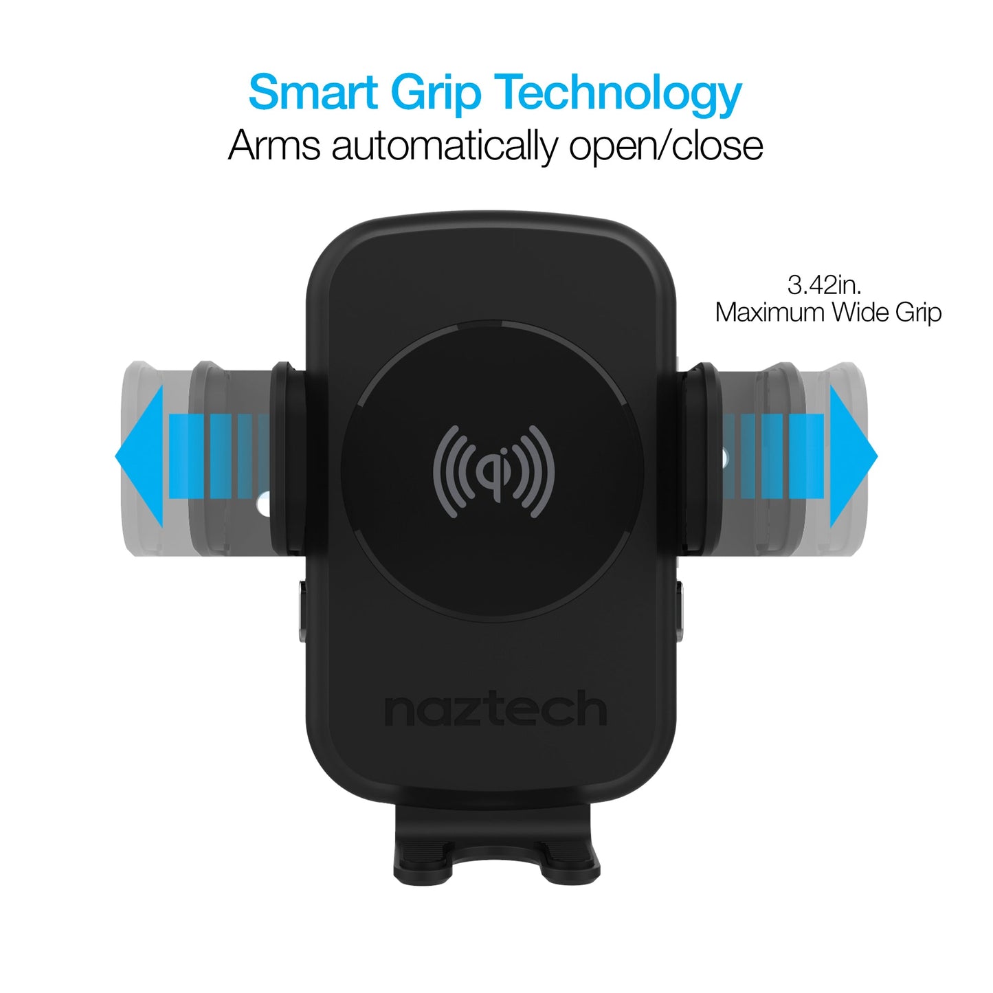 Naztech Smart Grip Wireless Charging Car Mount