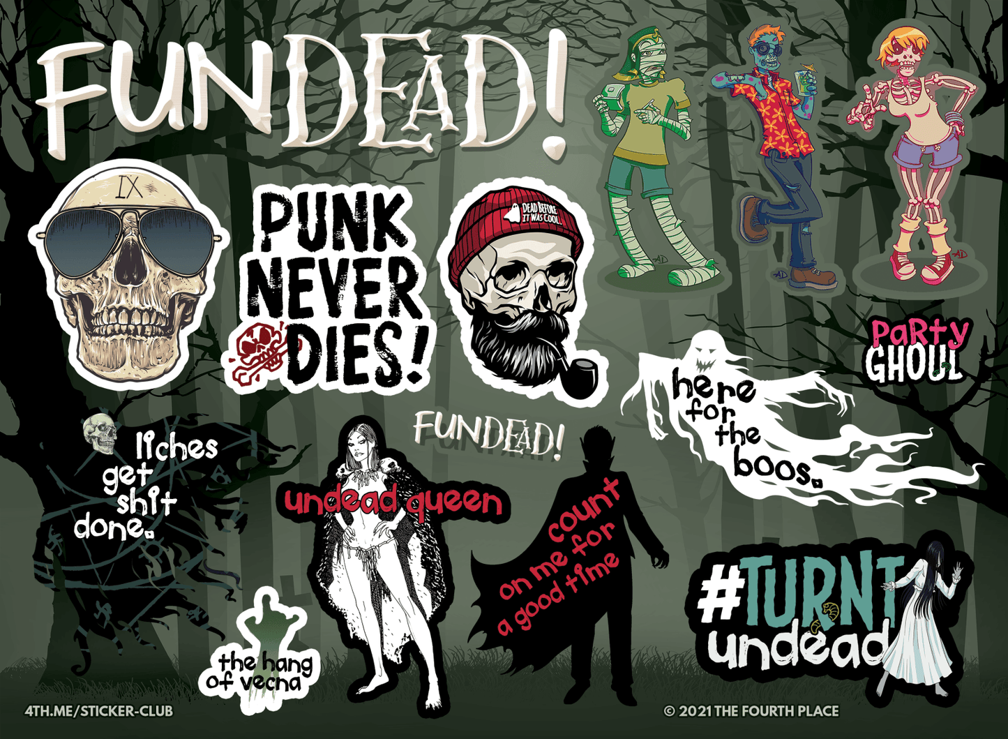Fundead! Stickers