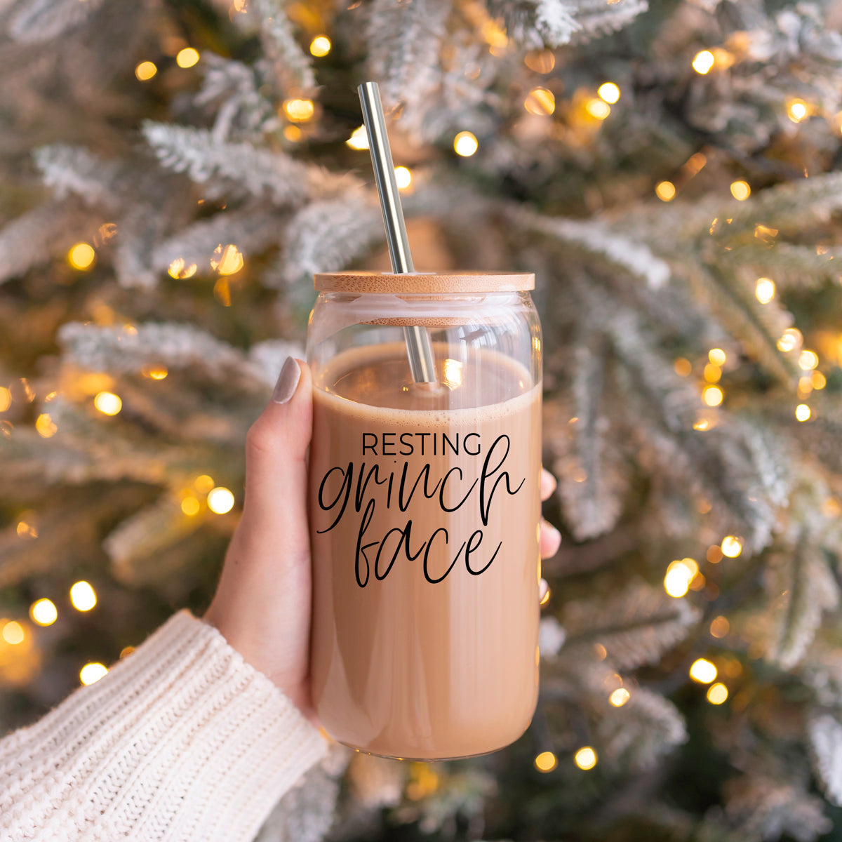 Grinch Face Set 17oz