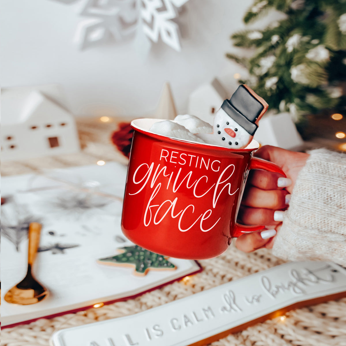Grinch Face Mug