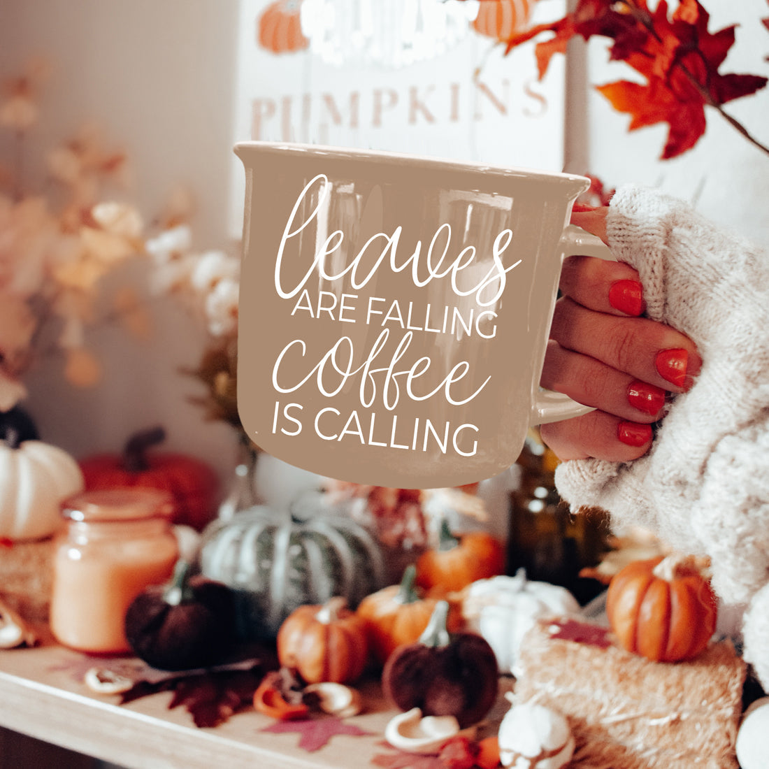 Leaves Falling Mug