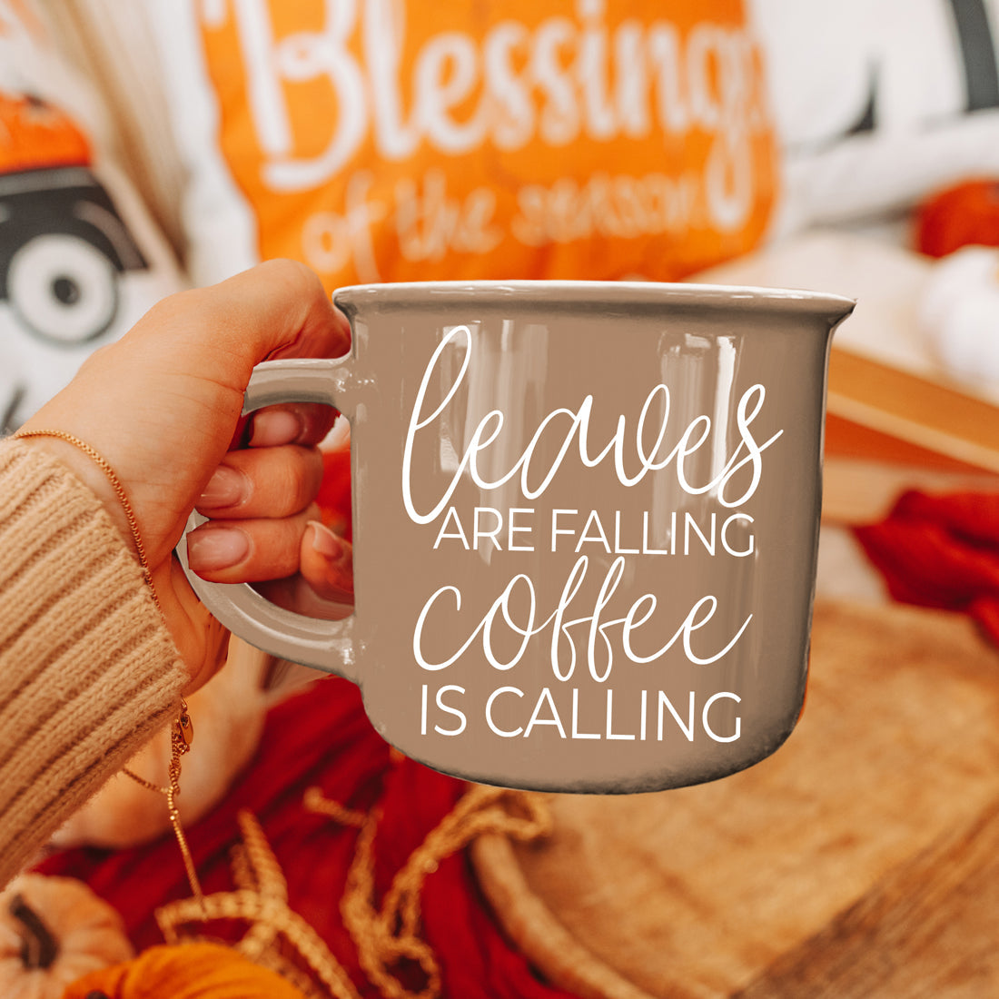 Leaves Falling Mug
