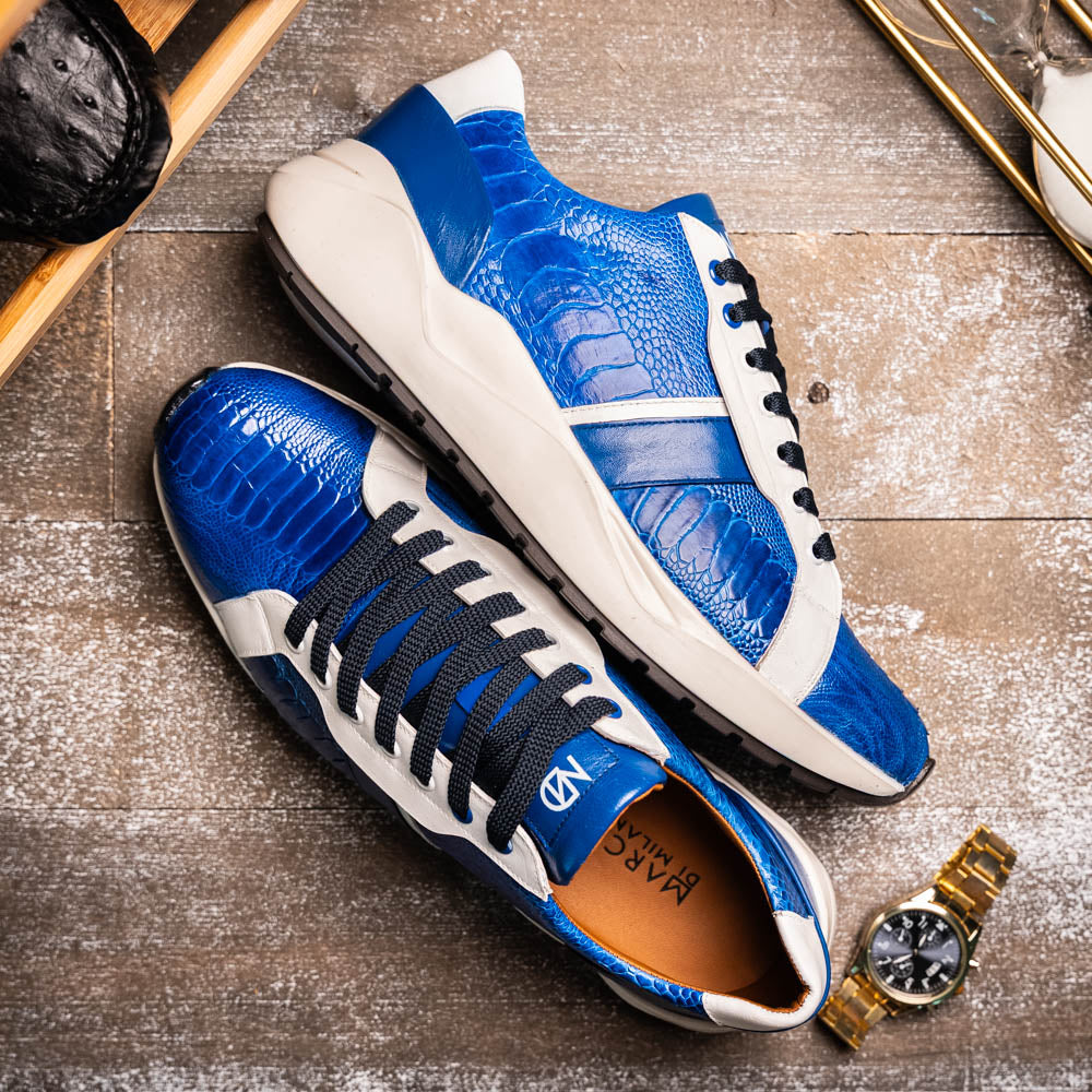 Lyon Blue / White