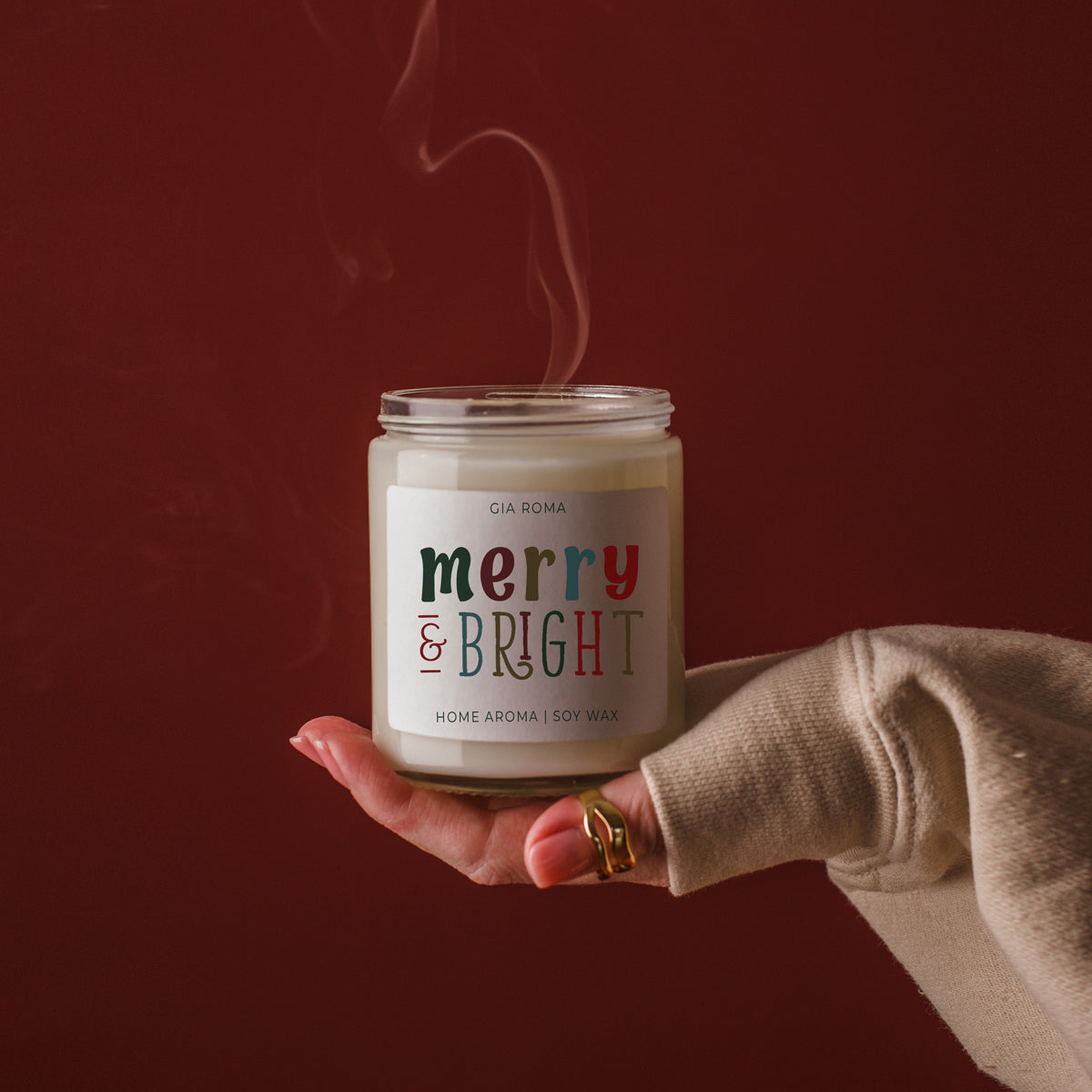 Merry + Bright Candle