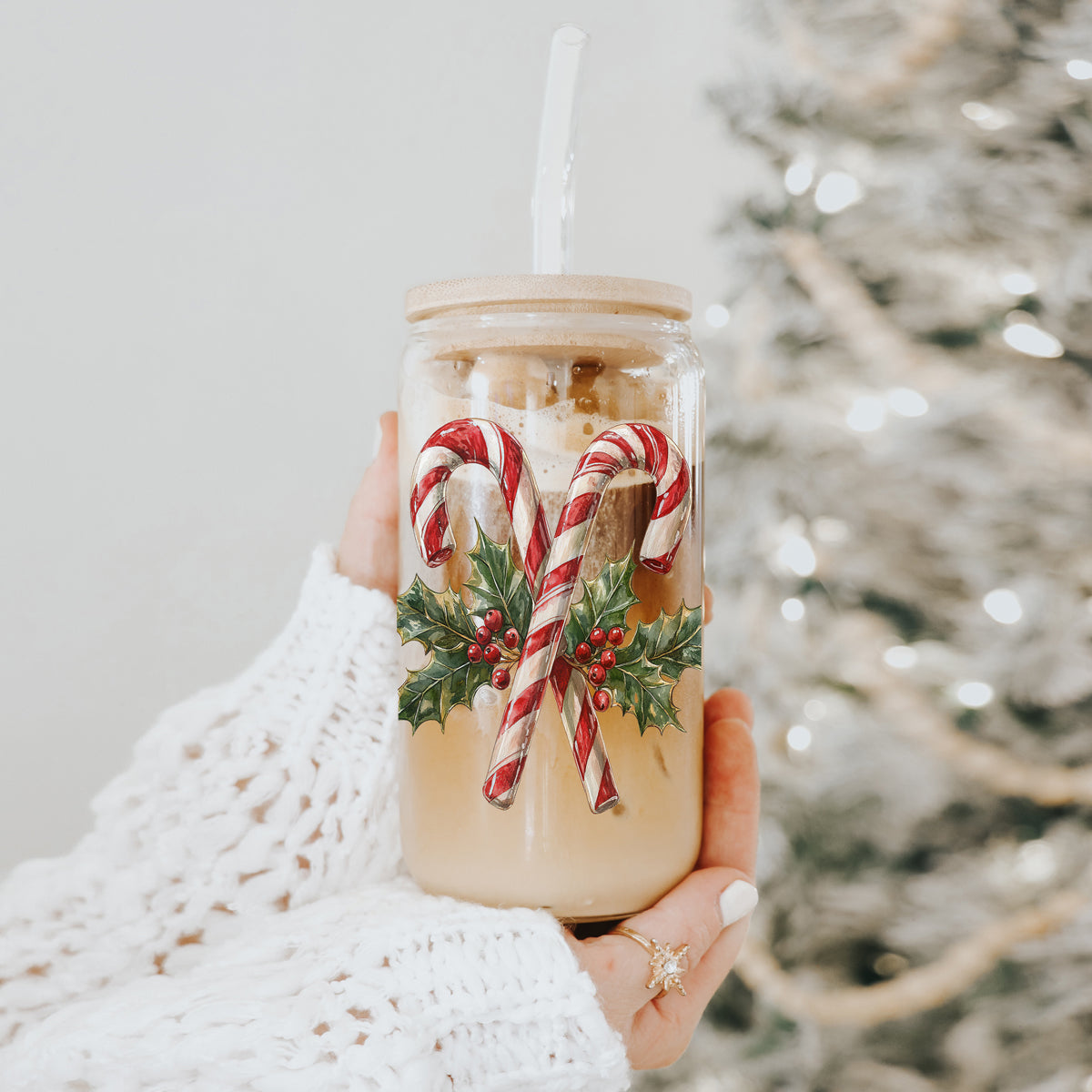 Candy Cane Holly