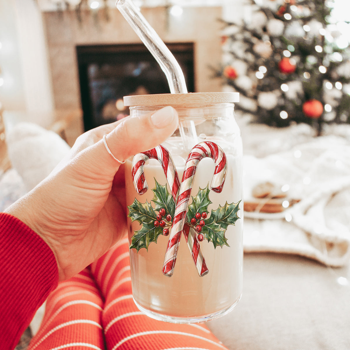 Candy Cane Holly