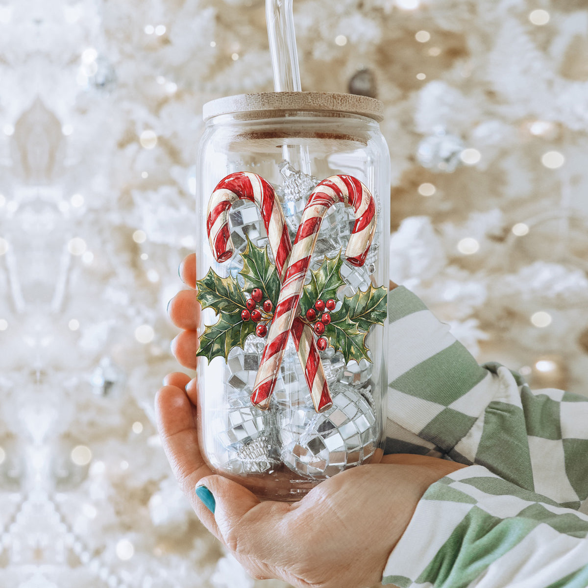Candy Cane Holly