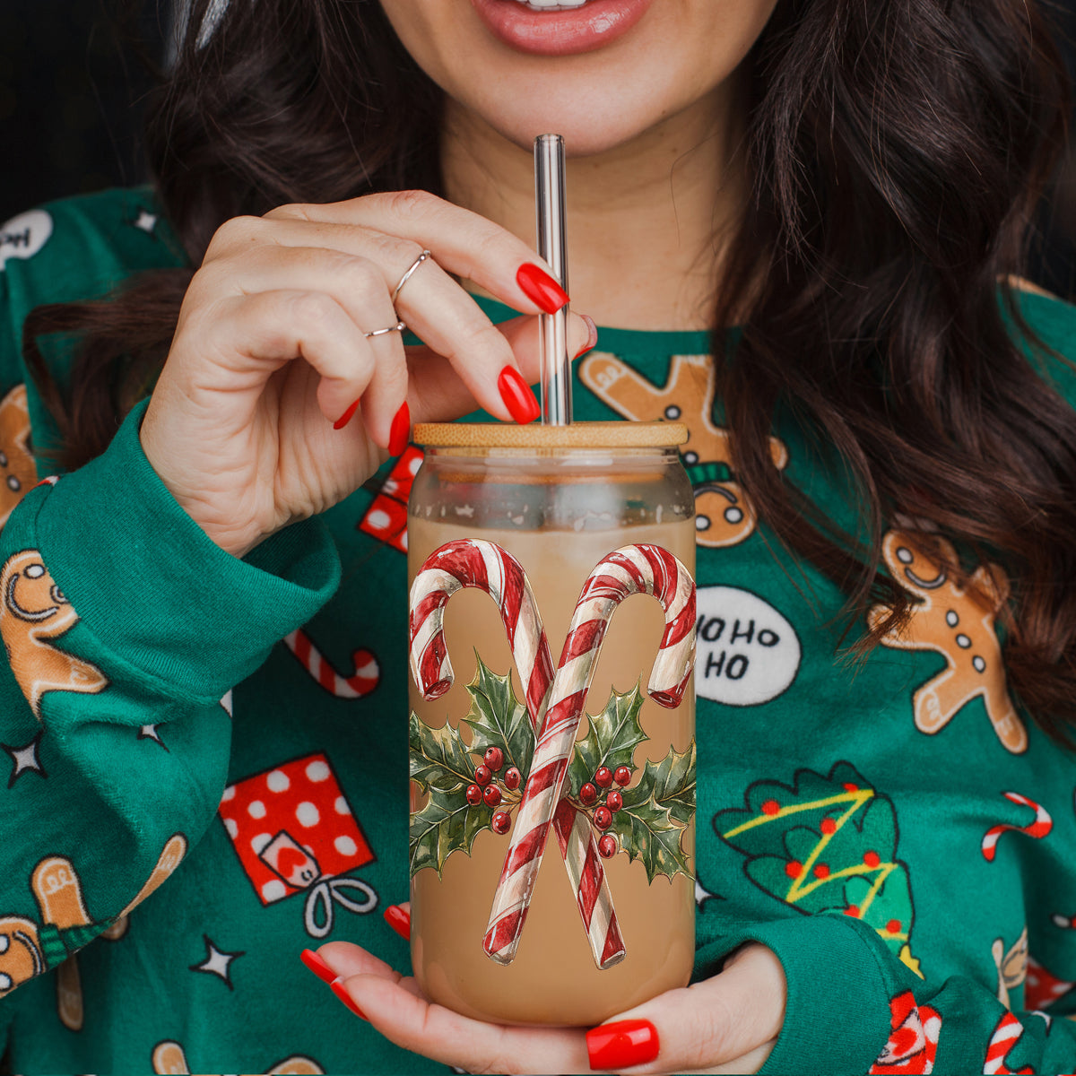 Candy Cane Holly