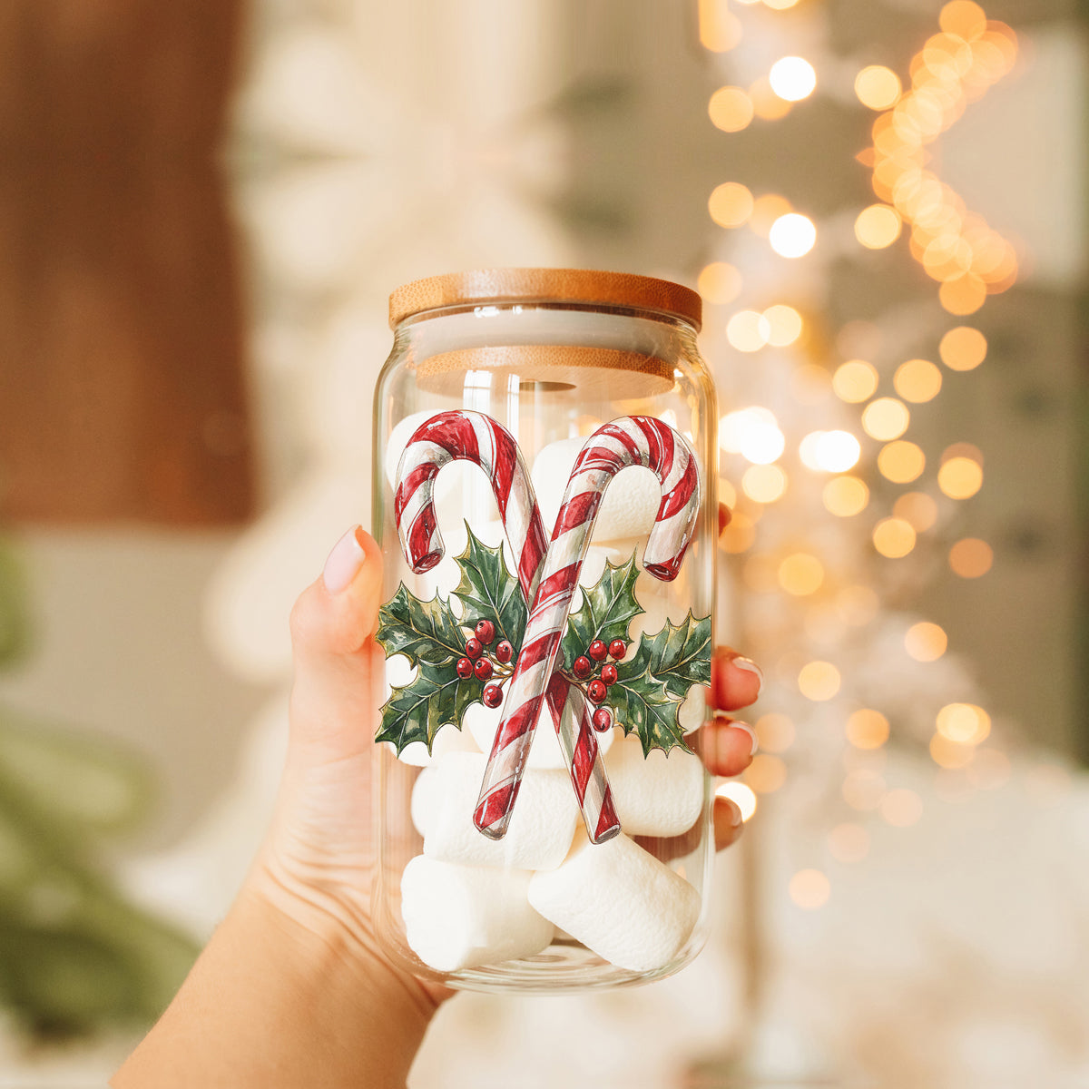 Candy Cane Holly