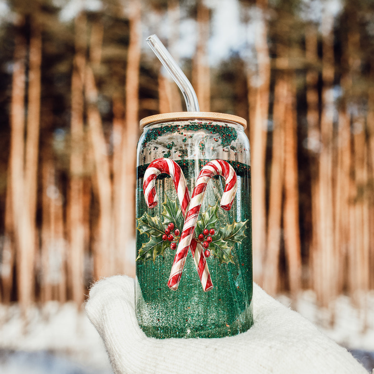 Candy Cane Holly