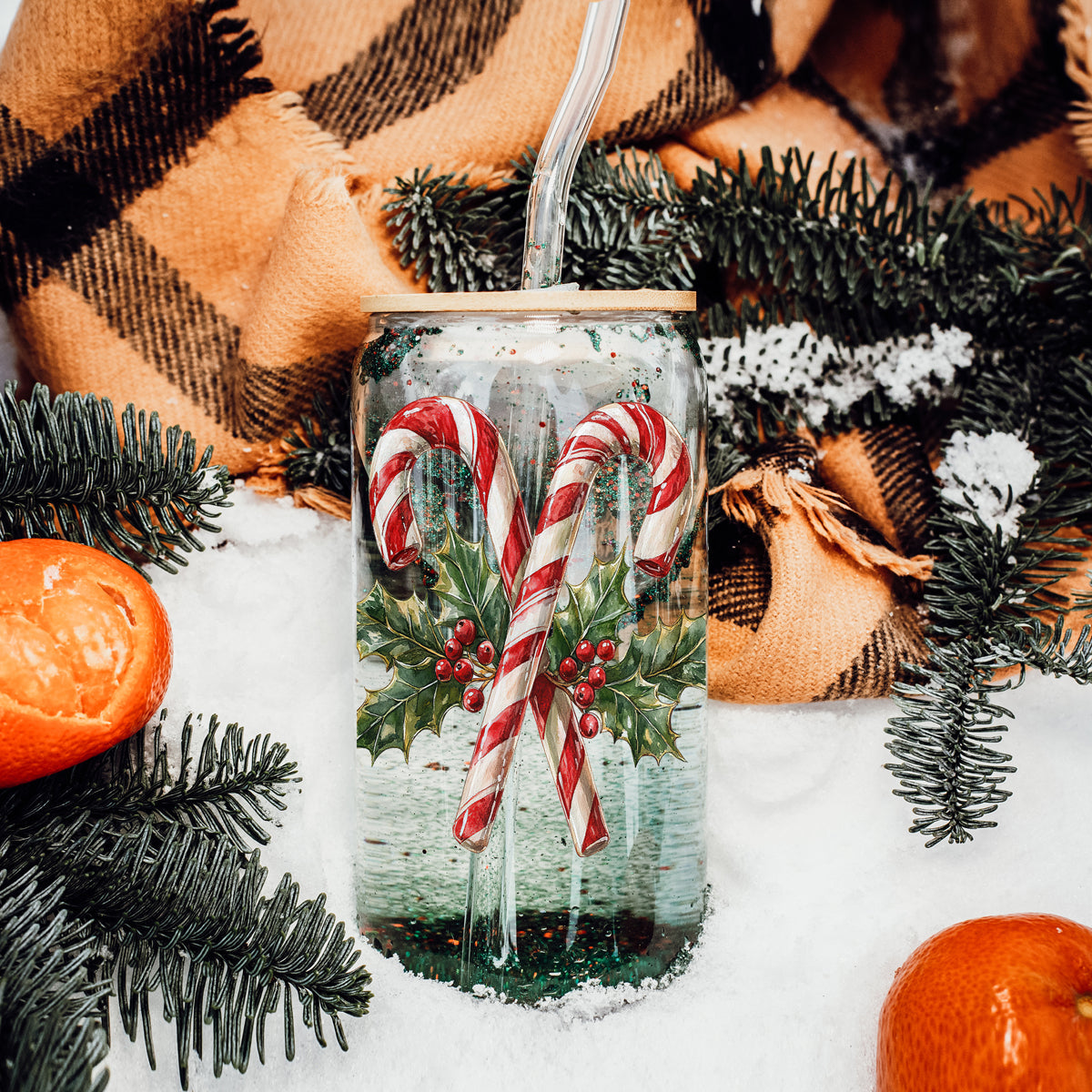 Candy Cane Holly