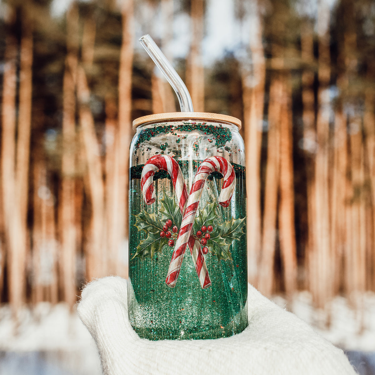 Candy Cane Holly