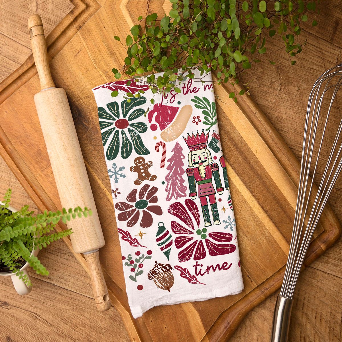 Boho Floral Nutcracker