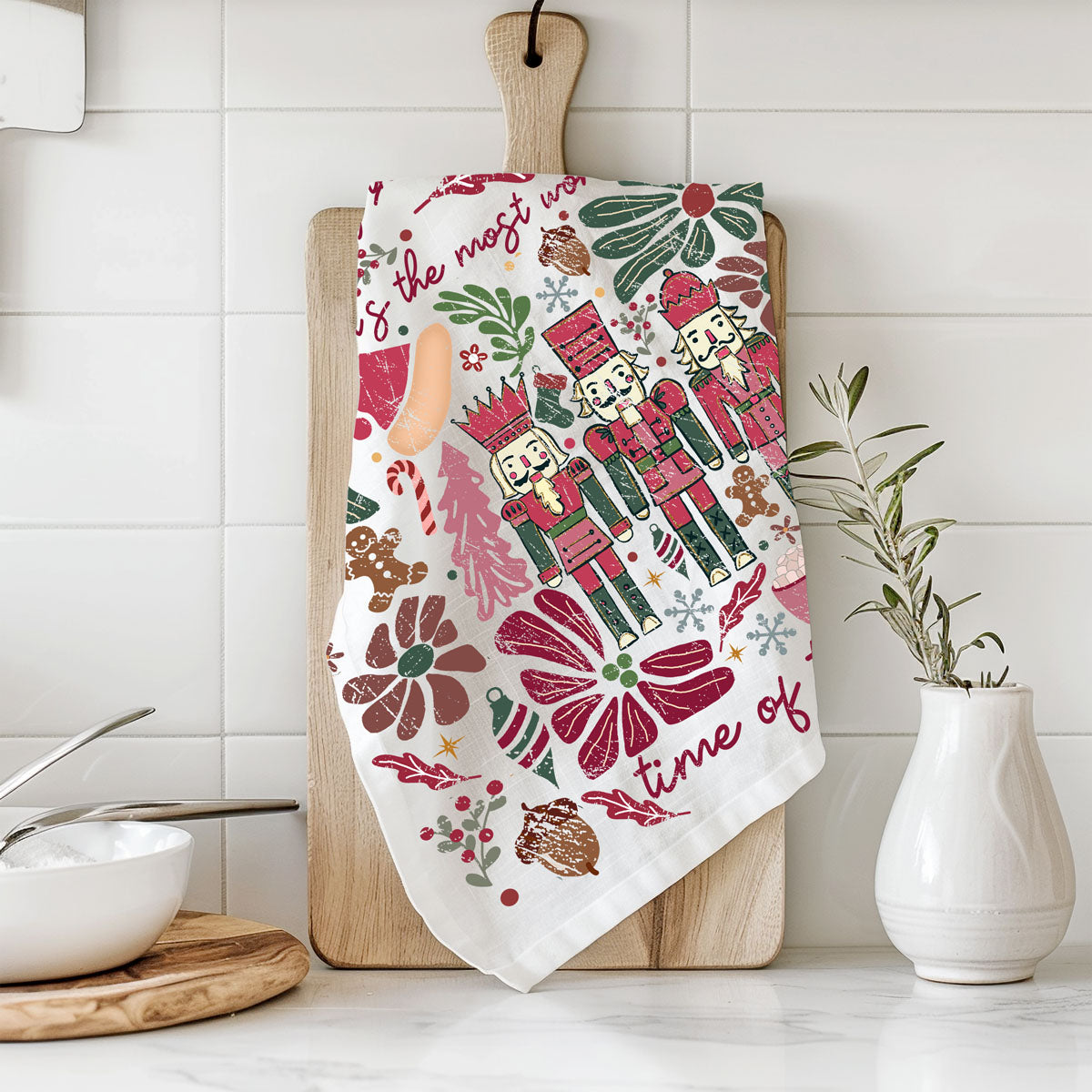 Boho Floral Nutcracker