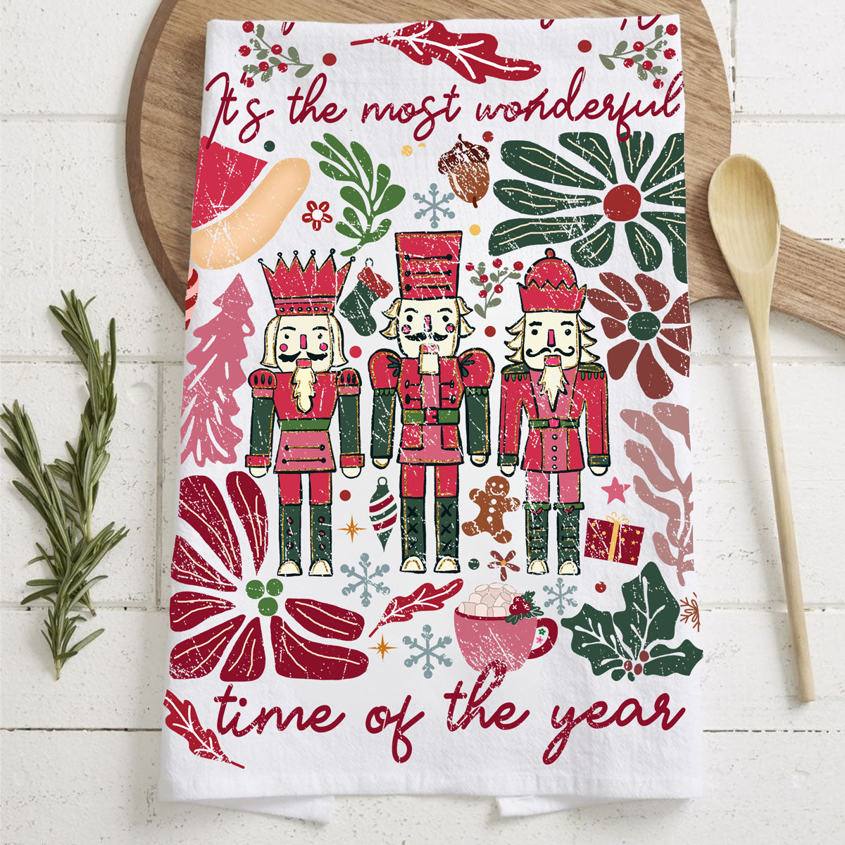 Boho Floral Nutcracker