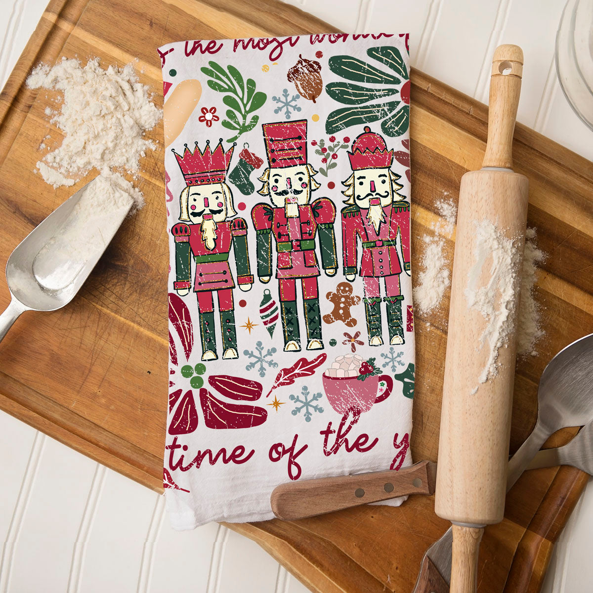 Boho Floral Nutcracker
