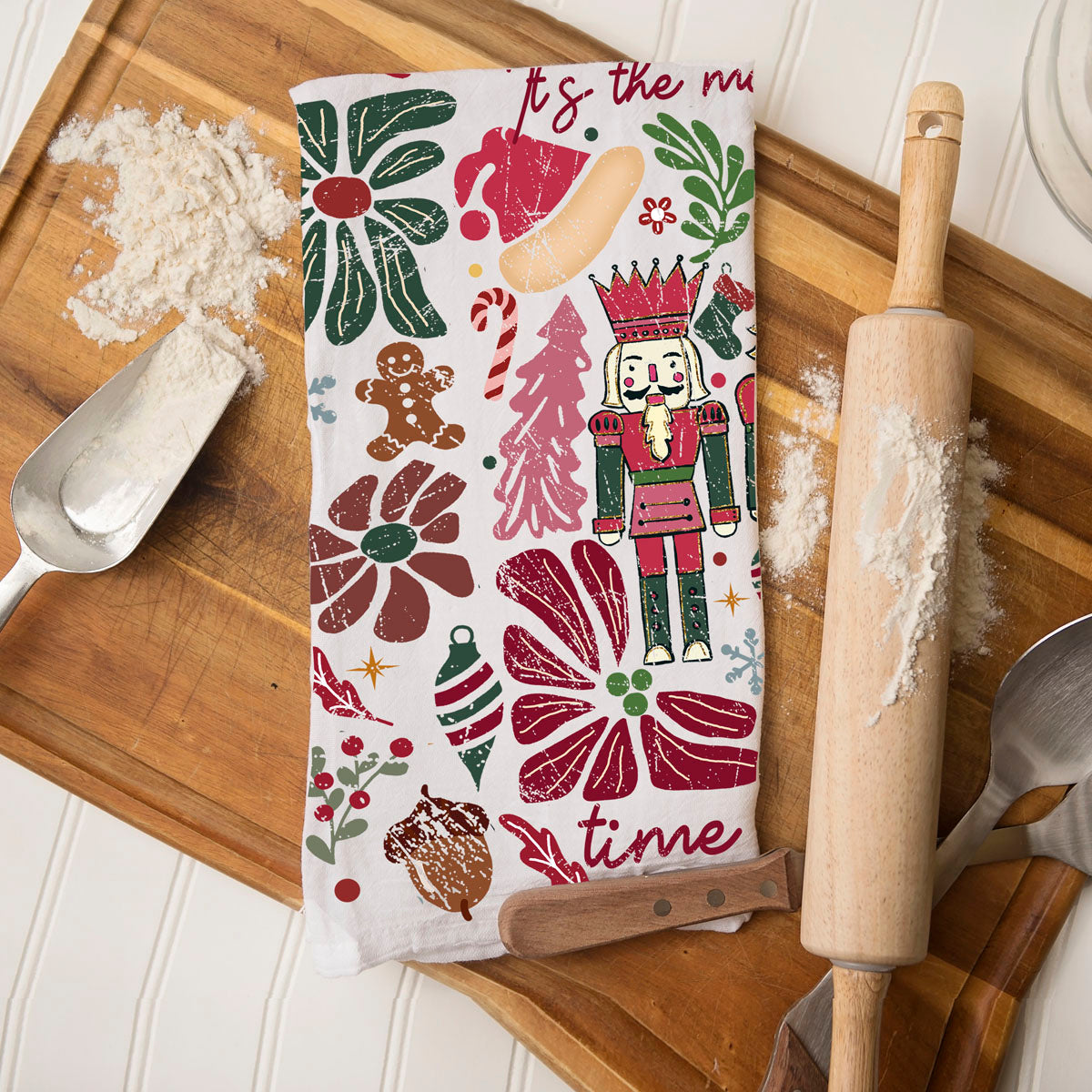 Boho Floral Nutcracker