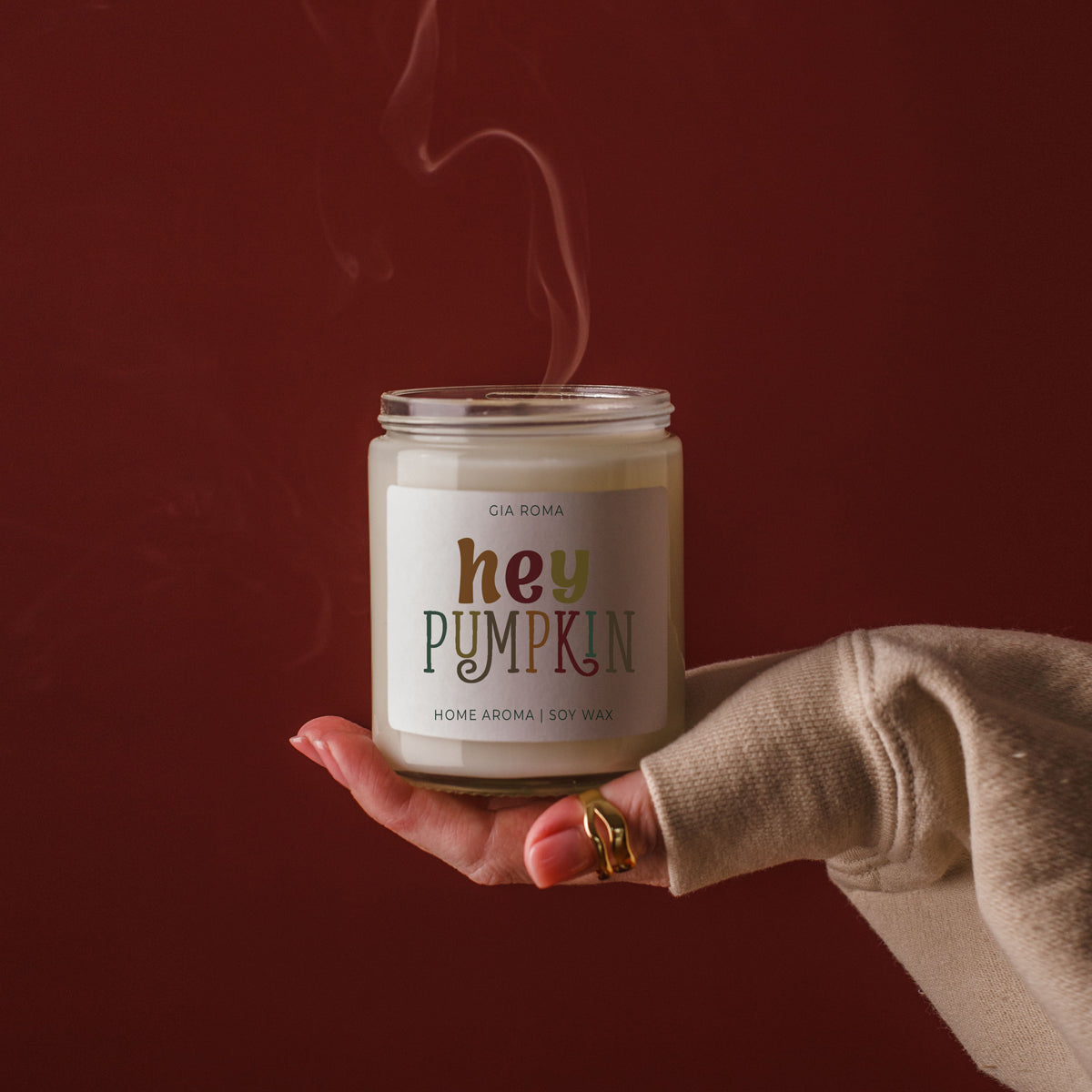 Baked Pumpkin Candle
