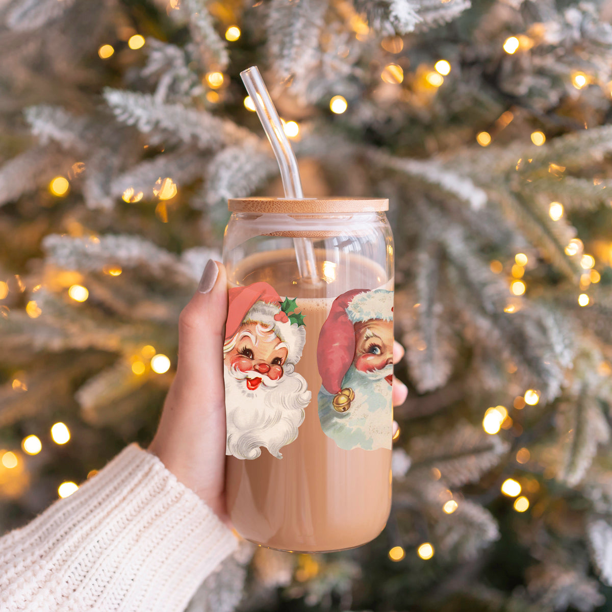 Vintage Santa 17oz