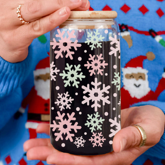 Pastel Snowflakes